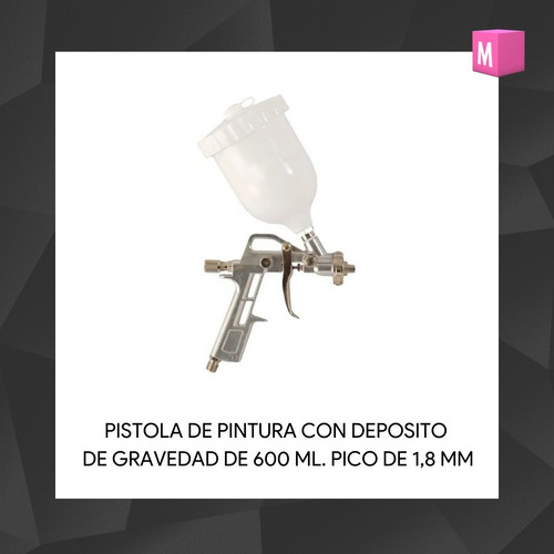 Kit 5 accesorios compresor pistola aire pintura Manómetro aerógrafo powair0020