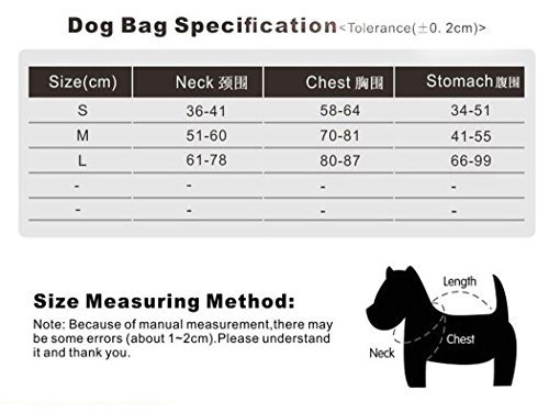 Xiaoyu Perro Mochila Arnés Ajustable De Bolsa Para Sillín