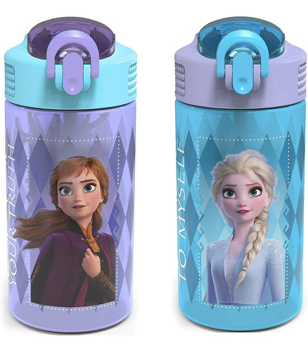 Juego De Botellas De Agua Para Niños Zak Designs Disney Froz