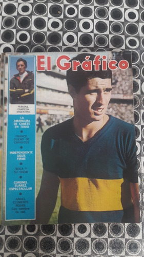 El Grafico 2614 11/11/1969 Angel Clemente Rojas Boca Juniors