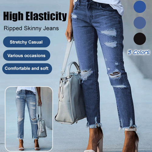 Jeans De Mezclilla, Falda De Mezclilla Duradera, Resistente
