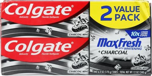 Pasta De Dientes Colgate Max Fresh Charcoal Mint 180 Ml (paq