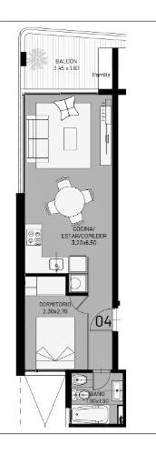 Departamento 1 Dormitorio En Sobre Avenida Pellegrini Con Amenities