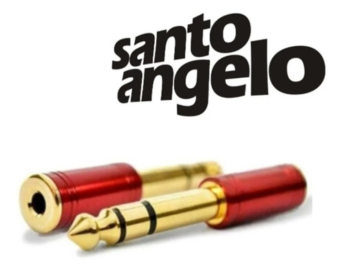 Plug Adaptador P2 / P10 Estéreo Conector Fone Santo Angelo