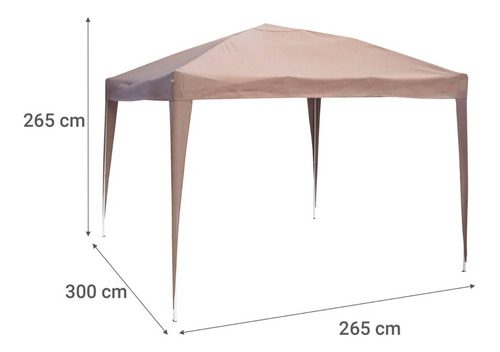 Imagen 4 de 4 de Toldo Plegable 3x3 Mt