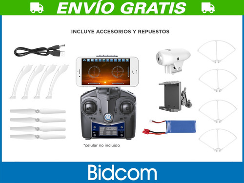 Drone Cuadricóptero Radio Control Remoto Cámara Video Online
