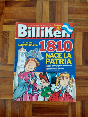 Revista Billiken N°3931 15 De Mayo De 1995 Nace La Patria