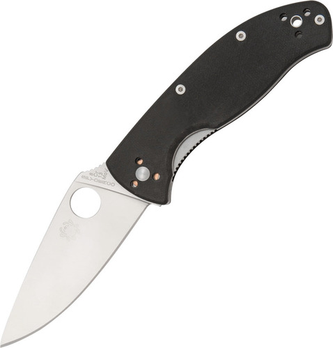 Spyderco Tenacious Linerlock Black G10 Satin Plain 8cr13mov