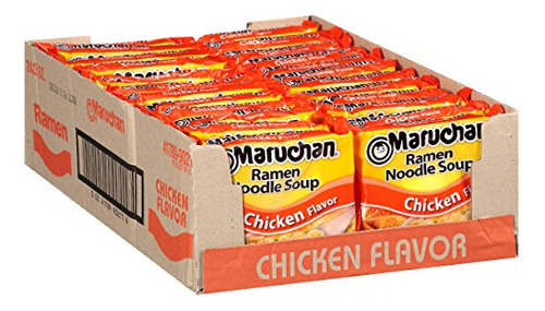 Maruchan Ramen Chicken, 3.0 Oz, Paquete De 24