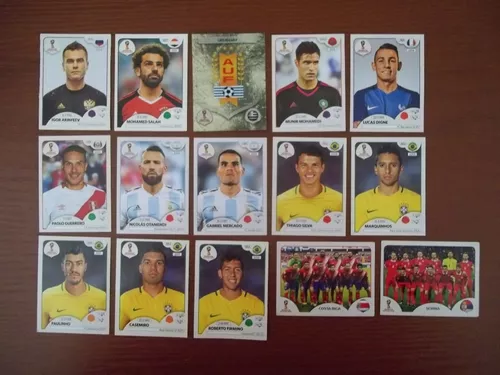 Lote Com 15 Figurinhas Da Argentina - Copa Do Mundo 2018