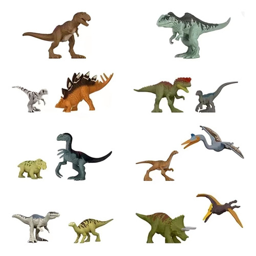 Dinossauro Jurassic World 02 Bonecos Sortidos Gwp38 - Mattel