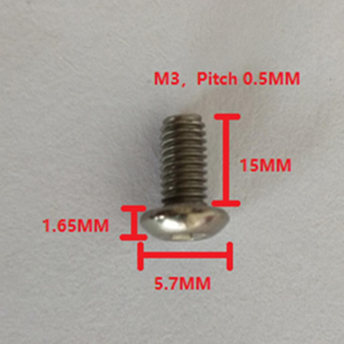 Pernos De Cabeza De Botón De Enchufe M3 X 15 Mm