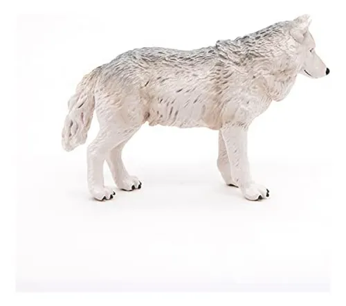 Figura Coleccionable: Lobo Polar Papo.