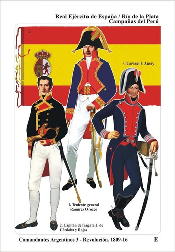 Libro Comandantes Argentinos 3 Revolución: 1809-1816