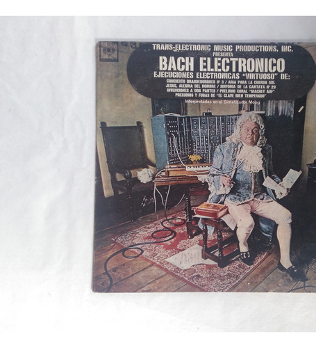 Walter Carlos  Bach Electronico  - Vinilo