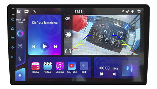 Stereo Blauline 1050A PLUS Pantalla 10 Multimedia Android Auto Carplay Wifi Gps