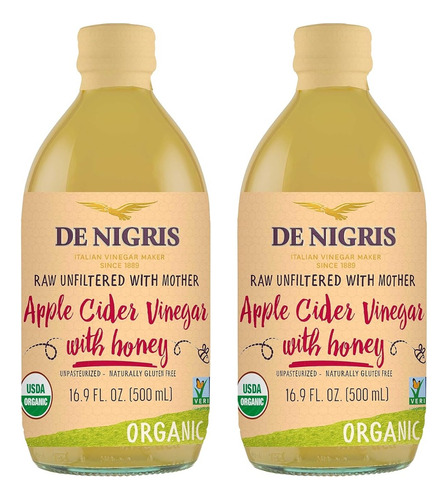 Vinagre De Manzana Miel X 2 Uni