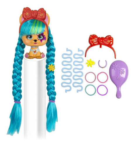 Imagen 4 de 7 de Muñeca Sorpresa Para El Pelo Serie 1 Vip Pets