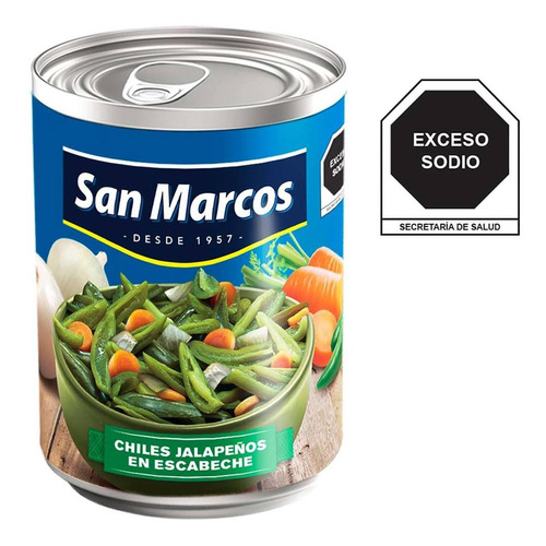 Jalapeños San Marcos Enteros 380g