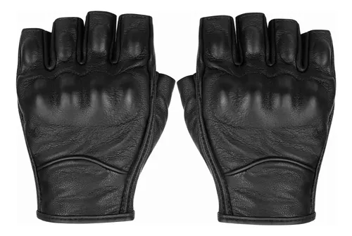 Guantes De Cuero Prime Leather Sin Dedos - Estilo Retro 317