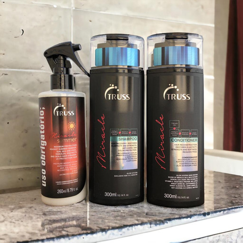 Miracle Shampoo Condicion 300ml+summer Miracle 260ml Truss