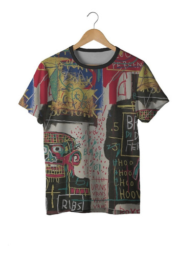 Camiseta Basquiat Arte Graffiti Pixo Retro Aesthetic Tumblr