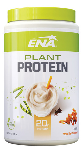 Suplemento En Polvo Sport Plant Protein Proteína Vegetal Sabor Vainilla Caramel En Pote De 375g Apto Vegano