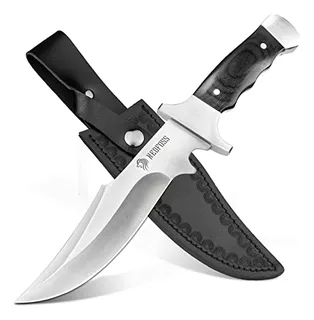 Hunting Knife With Sheath, 10.5'' Camping Fixed Blade K...