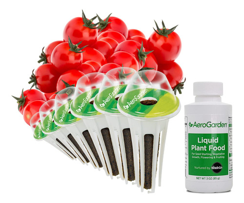 Aerogarden Red Heirloom - Kit De Semillas De Tomates Cherry