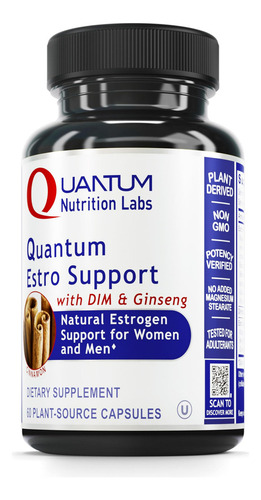 Quantum Estro Support, 60 Cápsulas Fórmula De Soporte De E