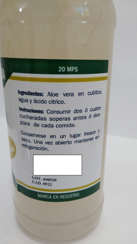 Pulpa De Aloe Vera (sábila En Cubos) 1kg