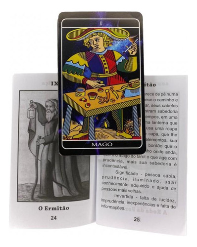 Kit 3 Baralhos Tarô Bruxa Universal Grande- O Modelo