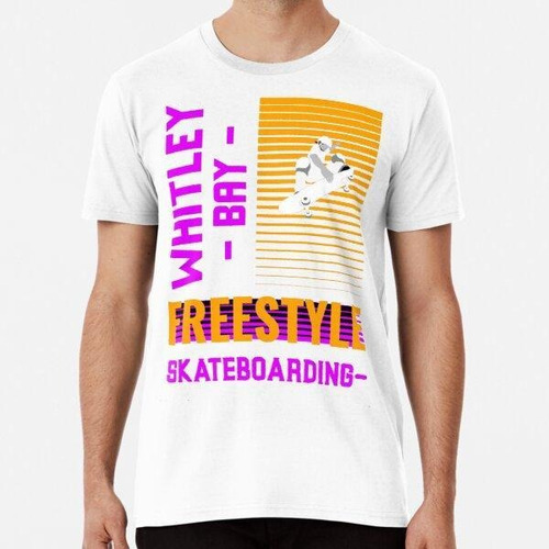 Remera Patinador De Skate Estilo Libre De Whitley Bay Algodo