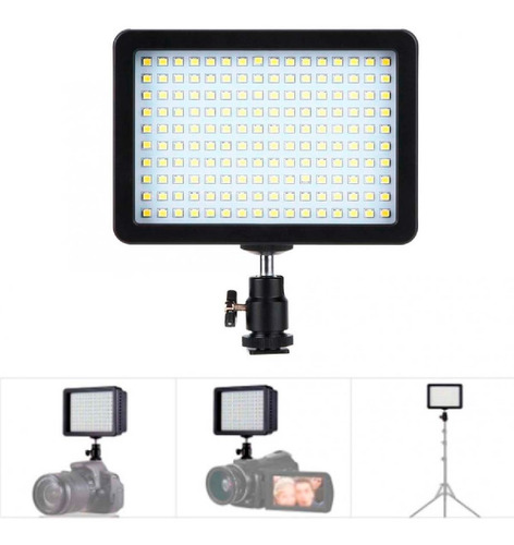 Foco Led De 160 Luces Para Fotografía Y Videos | Filtros +