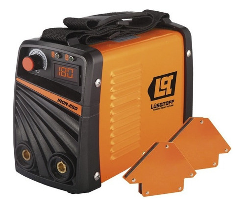 Soldadora inverter Lüsqtoff Inverter Iron-250 naranja y negra 50Hz/60Hz 220V