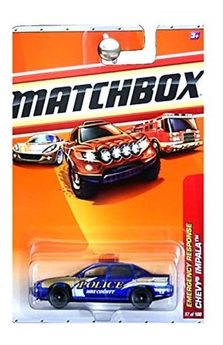 Matchbox 2010 Respuesta De Emergencia Chevrolet Chevy 2cxox