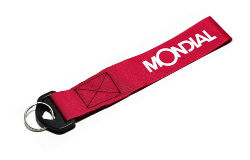 Llavero Cinta Motos 039 - Rojo - Mondial