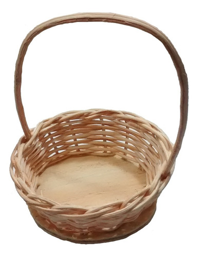 35 Mini Cesta Lembrancinha Palha Bambu Ref.204 04x10