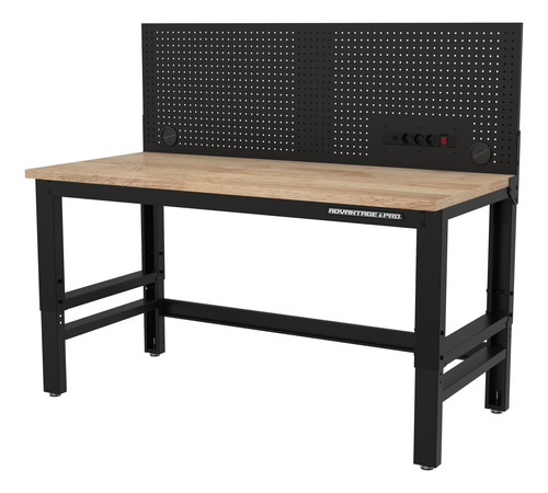 Mesa De Trabajo 61 C/ Panel Ranurado Advantage Pro 61wbrwtp