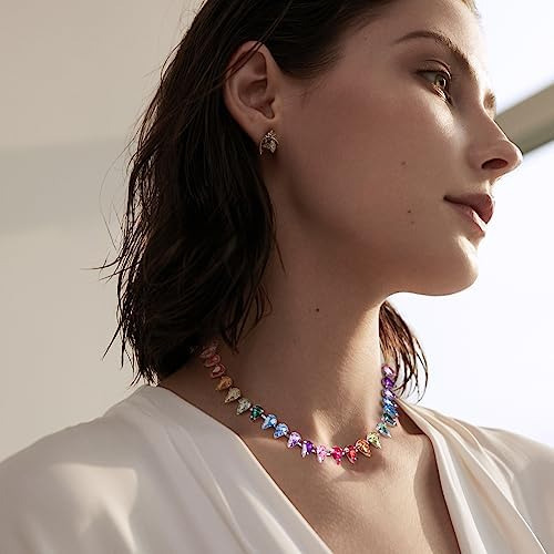Collar De Cristal Dvacaman, Gargantilla Colorida For Mujer,