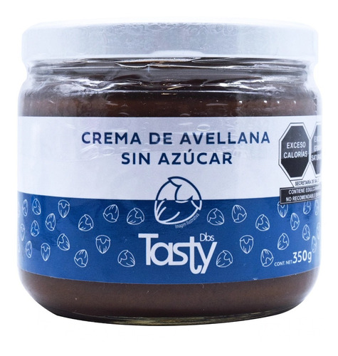 Crema De Avellanas Tasty Diabetics Sin Azúcar 350 Gr