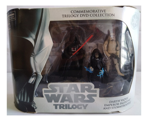 Darth Vader, Emperador Palpatine Y Stormtrooper Star Wars (Usado)