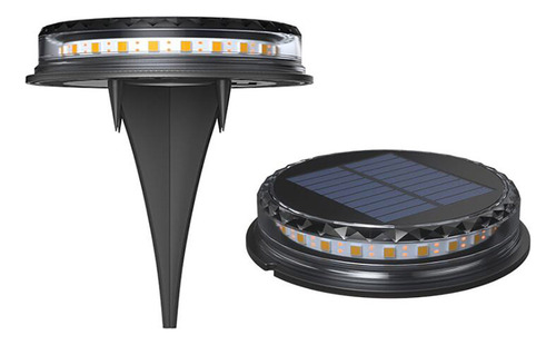 Luz De Jardín K Solar Ground Lights De 17 Led Con Energía So