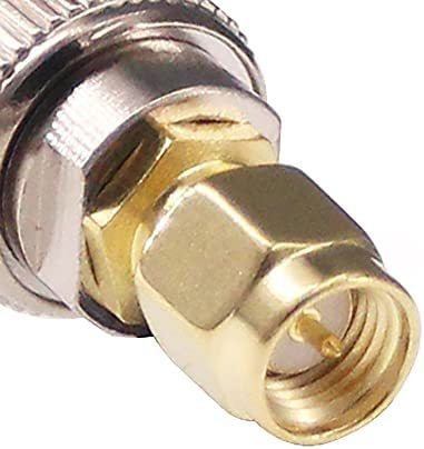 Adaptador Coaxial Rfaha 5 Unidades Sma Bnc Conector -dorado