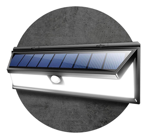 Lampara Solar Led Lf-1630 Con Sensor Aplique Pared Exterior