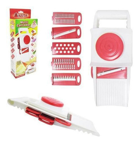 Fatiador De Frios Legumes Queijo Manual 5 Em 1 Picador Alho