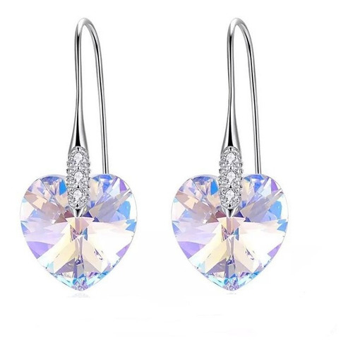  Aros Plata 925 Cristal Swarovski® Tornasol / Canale Donna