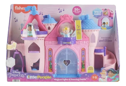 Disney Princess Little People Castillo Luces Mágicas Y Baile