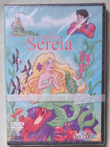 Dvd A Pequena Sereia - Vídeo Brinquedo - Lacrado