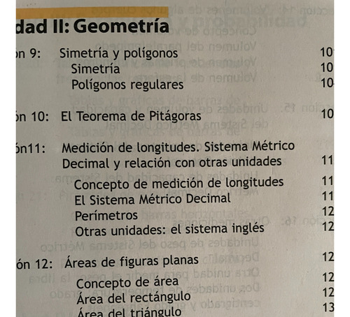 Libro Matemáticas 2° Inea (Usado)